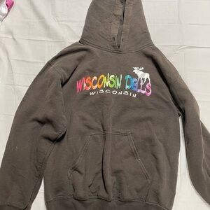 Kids Brown Wisconsin Dells Hoodie